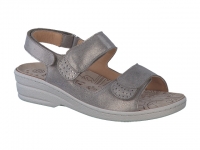 Chaussure mobils sandales modele roselie taupe foncÃ©